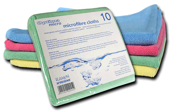 Optima 'micro' general  purpose microfibre cloth 1 x 10